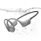 DOOGEE Knochenschall Kopfhörer, IP68 Wasserdicht Schwimmen Kopfhörer, Bluetooth 5.4 Sportkopfhörer, 32GB MP3 Player, Hautfreundliches Silikon, Open-Ear für Laufen, Radfahren, Fitness