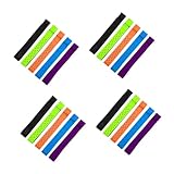 YARNOW 4 Sätze Herzfrequenz Monitor Armband Zum Laufen Herzfrequenz Monitor Brustgurt Herzfrequenz Monitor Band Herzfrequenz Armband Armband Ersatz Herzfrequenz Band 5 Stück * 4