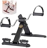 KOHARA Mini-Heimtrainer, Pedalmaschine, Beinmaschine, Bewegungstrainer, Arm- und Beintrainer, Gymnastikpedal für Bürositz mit LCD-Display und Spitze