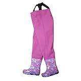 Kinderwathose Pink 34/35 Matschhose Kinder wathose Anglerhose Fischerhose Spielhose