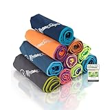 NirvanaShape Mikrofaser Handtuch - Reisehandtuch, Badetuch für Urlauber - kompakte, schnelltrocknende Microfaser Handtücher als Strandtuch, Sporthandtuch - für Reisen, Camping, Sport - 180 x 90 cm