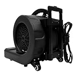 PattenlLevi Air Mover Gebläse 750W Luftgebläse-Bodentrockner mit 3 Geschwindigkeitsstufen Gym Bodenventilator Leise Bodentrockner Teppich-Trockner Ventilator für Fitnessstudio,Einkaufszentren