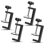 4 Stück C Klemmen 10-57mm C Zwingen Schwarz Holzbearbeitung Typ G Tischklemme Geeignet für Befestigung Werkstücken Tischen Holz Kunststoffen Schraubklemme