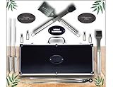 Personalisierter Grillkoffer - Hochwertiges BBQ Grillset| Grillbesteck Set | Rostbeständig, Ergonomisch & Stilvoll | 15-Teilig Männer