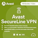 Avast SecureLine VPN 2026 | 10 Geräte | 1 Jahr | Aktivierungscode per Email