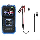 HRM10 Batterie-Innenwiderstandsprüfer, tragbarer Spannungs- und Innenwiderstandsmesser, Messbereich, interne Widerstandsmessersonde für Prüfspannung (D)