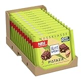Ritter Sport Pistazie, Vollmilchschokolade mit feinen Pistazienstückchen, Schokoladen-Klassiker zum Teilen mit Freunden, 12 x 100g Tafeln