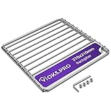 Viоks.pro Backofen Rost Gitter Ausziehbar 370/650mm x 310mm - Universal Backofen Gitterrost mit Schraubverschluss/Ofen Gitterrost für Backofen
