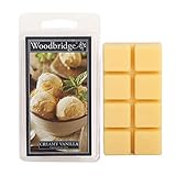 Woodbridge Duftwachs-Melts für Deine Duftlampe Creamy Vanilla (68g) 8 Duftwachswürfel mit je 10h Duftdauer für Dein Lieblingsaroma Zuhause WWM022