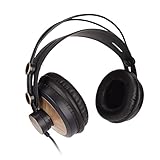 Kopfhörermonitor, 50 mm Verstellbarer Treiberkopfbügel DJ-Stereo-Over-Ear-Kopfhörer für Studio