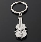ZIMOIN Gitarren-Schlüsselanhänger Neue Unisex-Mini-Gitarren-Schlüsselanhänger, klassischer Schnallen-Schlüsselanhänger, Auto-Schlüsselanhänger, Taschenanhänger für Liebhaber-Tagesgeschenk 17151