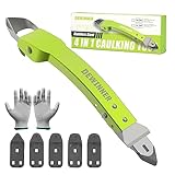 4-in-1 Edelstahl Remover Tool Set, DEWINNER Fugen-Kratzer-Set, Edelstahl-Dichtungs-Finishing Glätten-Entfernungs-Werkzeug mit Silikon-Pads