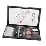 Gogogmee 2 Sätze Augenbrauenpuder-set Kosmetische Versorgung Schweißfestes Augenbrauen-make-up Brauenstift Augenbrauenpuder in Sechs Farben Langanhaltendes Augenbrauenpuder Abs