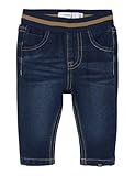 NAME IT Baby - Jungen Nbmsilas SWE 7025-tr Noos Slim-fit-Jeans, Dark Blue Denim 1, 68 EU