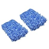 Auto Wash Pad | Wasserabsorbierender Waschschwamm für Auto | 2 x maschinenwaschbare Waschpads, weicher Reinigungsschwamm für Autos, Motorräder, Boote