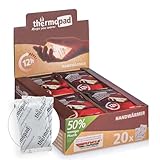 THERMOPAD Handwärmer – DAS ORIGINAL: 20 Paar Wärmepads für 12 Stunden Wärme I 50% weniger Plastik I Sofort einsatzbereite Taschenwärmer I Heatpad – ideal für Outdoor I Wärmekissen für Handschuhe