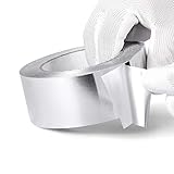 Dilltal-Astasch Aluminium Klebeband Hitzebeständiges, 1 Rolle Aluband, Wasserdichtes, Metallklebeband UV, Dampfsperre Klebeband