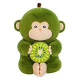 Kiwi Affenspielzeug, Grün, 11,8 Zoll (29,5 cm), gefüllt, Sofa-Füllung, Beanie Baby, weicher Zoo für das Spiel | Spielzeuggeschenke