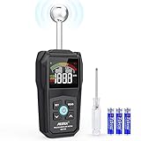 Feuchtigkeitsmessgerät MESTEK Feuchtigkeitsmesser Feuchtemessgerät mit Digitale LCD Display Akustischem Alarm für Wänd Holz Mauerwerk Putz Baustoffe 5-40mm Analysetiefe
