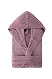 Top Towel - Elegant - Bademantel für Damen und Herren 100% Baumwolle, 500 g/m² - Option mit oder ohne Kapuze - Weich und saugfähig für Dusche, Spa und Pool