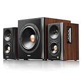 Edifier S360DB 2.1 Regellautsprecher und Subwoofer Lautsprechersystem Bluetooth V5.1 aptX kabelloser Sound für Arbeitszimmer, Wohnzimmer und kleine Räume