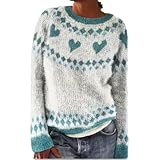 Generisch Pullover Damen Pulli Damen Leichter, Langärmeliger Pullover Mit Rundhalsausschnitt Pullover Damen Beige Kurz Rollkragenpullover Damen