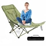 HUFIREHU GäStebett GäStebett Klappbar Feldbett Klappbar Feldbett Mit Matratze Liegestuhl Campingliege Relaxliege Wohnzimmer Geeignet FüR BüRoarbeit Und Nickerchen(Green,161 * 85-91CM_Upgrade)