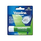 Vaseline Lip Therapy Aloe Vera | Getönter Lippenbalsam | Lippenstift mit Aloe Vera und Vitamin E (Aloe Vera 1 x 4,8g)