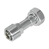 Heizkörper-Endstück-Verlängerung aus Chrom, 2-60 mm (bekannt als Heizkörperventilverlängerung/Heizkörper-Endstück-Verlängerung, auch erhältlich in 50 mm, 60 mm und 70 mm lang)