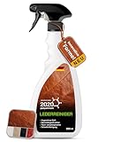 2020 Polychrom Lederreiniger für Möbel, Taschen, Jacken, Schuhe und Lederwaren – Phosphat- und Phosphonatfrei, Hautfreundlich, Sicher, Schnelle Reinigung, Feuchtigkeitsspendend, Angenehmer Duft