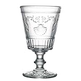 La Rochère Verkostungsglas Weinglas Versailles Muschel Ornamente 400ml - 6er Set
