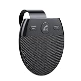 WANGCL Freisprechanlage für Auto Bluetooth, Bluetooth Lautsprecher für Sonnenblende Musik Player Automatisches Einschalten