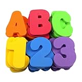 Alphabet Badspielzeug - Bildungsschaumbuchstaben und Zahlen für Kinder, schwimmende Badezeitspielzeuge | Wasserdicht