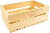 Holzkiste Weinkiste Obstkiste Gemüsekiste Aufbewahrungskiste Aus Holz Vintage Deko Outdoor Außen Innen Holzbox 30 x 20 x 12 cm