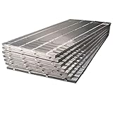 Art-of-Baan® Aluminium, Fußbodenheizung 0,72 m² I Hochwertige Fußbodenheizung Parkett, Laminat & Fliesen I Fussbodenheizung mit extra dünnem Aufbau 25 mm für 16er Rohr XPS I KEIN TROCKENESTRICH NÖTIG