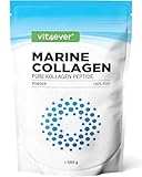 Marine Kollagen Pulver 500 g - Bioaktive Collagen Peptide - Premium Fischkollagen Hydrolysat - Perfekte Löslichkeit - Geschmacksneutral & Hochdosiert - Marine Collagen Peptide