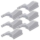 LIFKOME 6 Stück Schrankscharnierleuchte led leuchte schrank led schrank schrankbeleuchtung unterbauleuchte küchenunterbauleuchte unterbauleuchte scharnierleuchten Grey