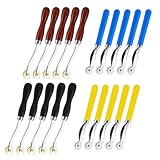 YiQinzcxg 20Pcs 2MM 4MM Tracing Rad Nähen Rad Werkzeug Tracing Rad Leder Nähen Nähen Abstand Werkzeug Für Leder Nähen