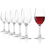 Stölzle Lausitz Süßweingläser Classic 6er-Set 180 ml – Elegante Weingläser aus Kristallglas ideal für süße Rot- und Weißweine, Portwein & Sherry – Spülmaschinenfester Süßweinkelch, made in Germany