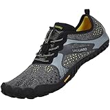 SAGUARO Barfußschuhe Herren Barfuss Schuhe Damen Sommer Barefoot Shoes Leicht Atmungsaktive Barfussschuhe Outdoor Zehenschuhe für Männer Frauen, Schwarz, 43 EU