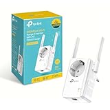 TP-Link TL-WA860RE WLAN Repeater mit Steckdose (300 Mbit/s, WLAN Verstärker, integrierte Steckdose, LAN Port, App Steuerung, kompatibel zu Allen gängigen WLAN Geräten) weiß