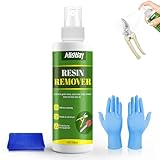 AllisWay Harzentferner, Heckenschere Spray, Harzlöser Heckenschere, Harzlöser, Baumharzentferner, Entfernt Harzrückstände von Heckenscheren, Kettensägen, Klingen und Gartenscheren, 150ML