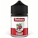 Twizzy Kirsche Lebensmittelaroma -60ml- Intensives Aroma – Ideal zum Backen, in Lebensmitteln & Getränken, auch für Vernebl., Nebelm., uvm