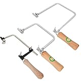 U-Form-Sägebogen, U-Form-DIY-Schmuckherstellungs-Schneidwerkzeug 3-teiliges Set, tragbar, langlebig für die Schmuckverarbeitung, das Basteln