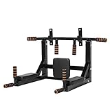 NEWAN Klimmzugstange, Wandmontage, Klimmzugstange, Multi-Grip, Ganzkörper-Krafttraining, Workout, Dip-Bar, Power-Tower-Set, unterstützt bis zu 200 kg