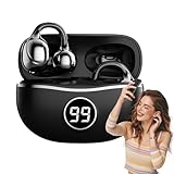 Offene Ohrohrhörer - Sport -drahtloser Clip Auf Kopfhörern, Ergonomische Fitness -Ohrhörer | Bequemes -Headset Mit Sicherem Passform Für Das Fitnessstudio -Jogging -Training Im Freien Im Fre