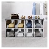 YJEUZCD Kubisch Schrank Veranstalter, 8-Würfel Offen Regal, Metall Einkaufen Einzelhandel Regal Kleiderschrank Schrank Kleidungsstück Gestelle Für Schlafzimmer