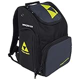 Fischer Backpack Race Rucksack 70 Liter Skirucksack für Skischuhe + Skihelm Modell 2023, Schwarz, (Z05222)