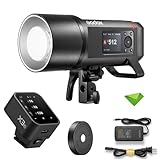 GODOX AD600ProII AD600 Pro II+X3-C Blitzauslöser für Canon-Kameras, 600 Ws 2,4 G TTL Blitzgerät, 0,01 s-0,9 s GN87 1/8000 HSS, 40 W zweifarbiges Einstelllicht (AD600 Pro verbessert)
