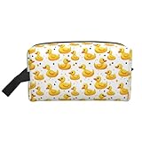 Kulturbeutel mit niedlichem Enten-Cartoon-Druck, für Männer und Frauen, Reise-Kulturbeutel, Kosmetiktasche, hängende Kulturbeutel, Rasierbeutel für Reisezubehör